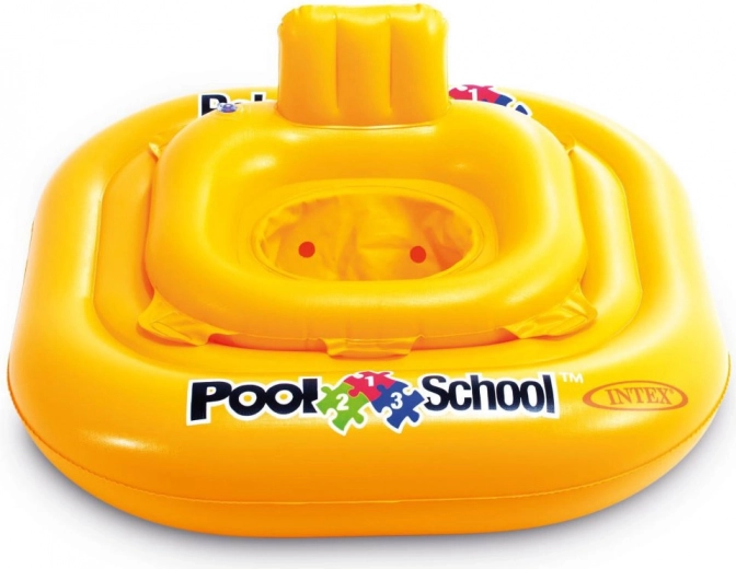 Φουσκωτός πλωτήρας με κάθισμα Intex Pool School