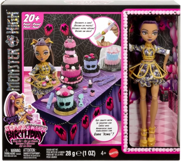 Monster High τρομο-γλυκά γενέθλια – σετ διακόσμησης τούρτας Clawdeen Wolf