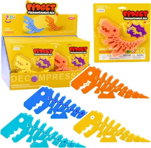 Δεινόσαυρος 3D Παζλ Fidget Τσέπης