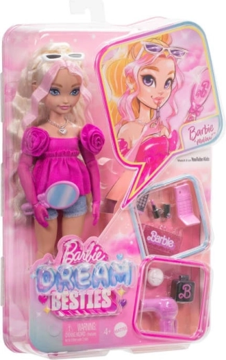 Barbie Dream Besties Malibu μοντέρνα κούκλα μόδας με αξεσουάρ