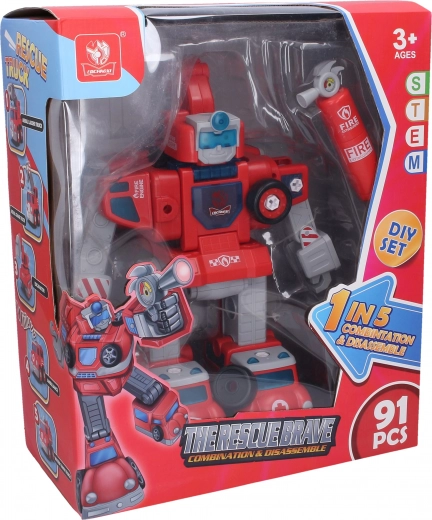 Βιδωτό αυτορομπότ με εφέ The Rescue Brave 32 cm