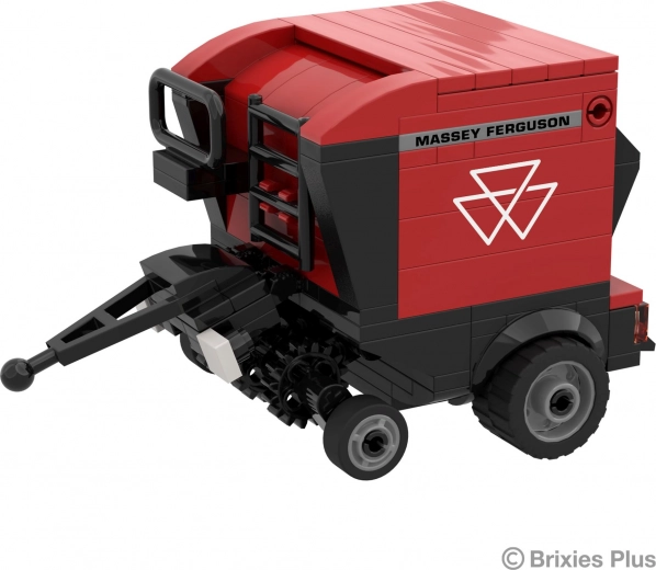 Brixies Plus Massey Ferguson RB F – πρέσα στρογγυλών δεμάτων (3D κατασκευαστικό σετ, 172 κομμάτια)