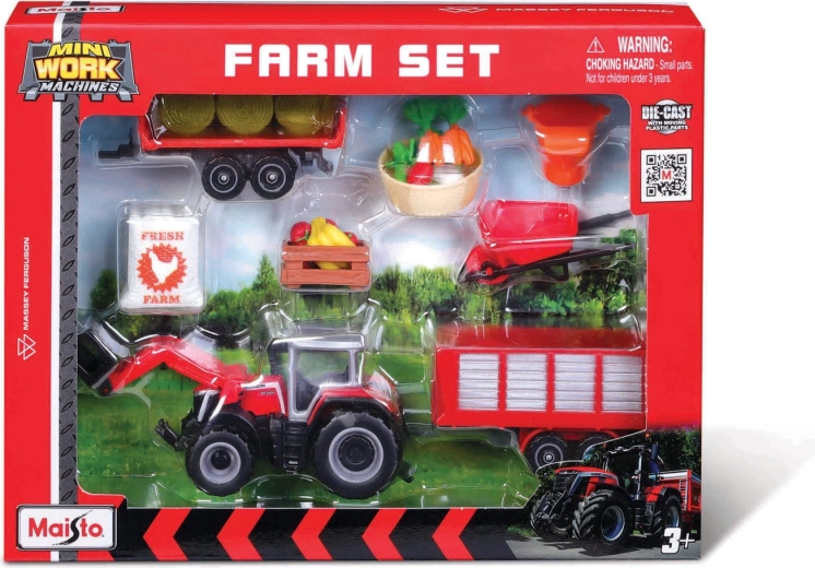 Αγροτικό σετ Maisto Massey Ferguson