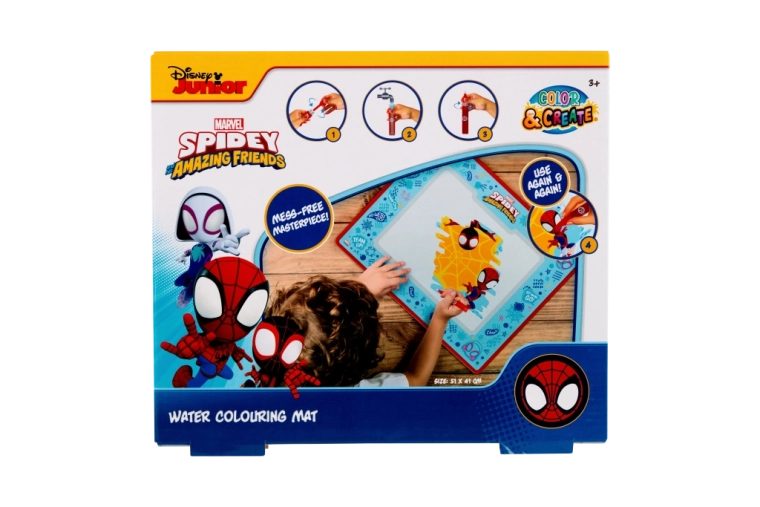 Δημιουργικό υδάτινο χαλάκι ζωγραφικής SPIDEY
