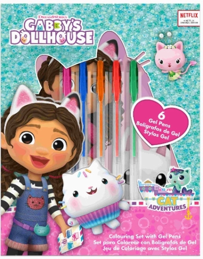 Σετ γραφικής ύλης GABBY’S DOLLHOUSE, 7 τεμ.
