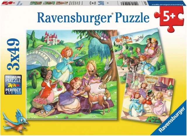 Παζλ Μικρές πριγκίπισσες 3×49 κομμάτια RAVENSBURGER