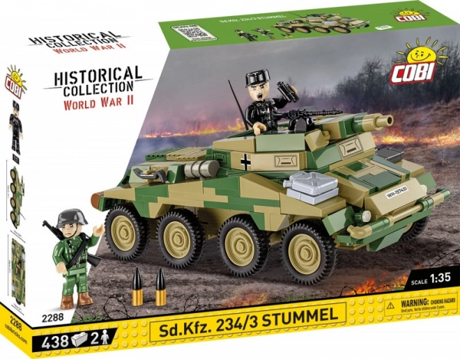 Κατασκευαστικό σετ COBI Historical Collection Sd.Kfz. 234/3 Stummel 1:35