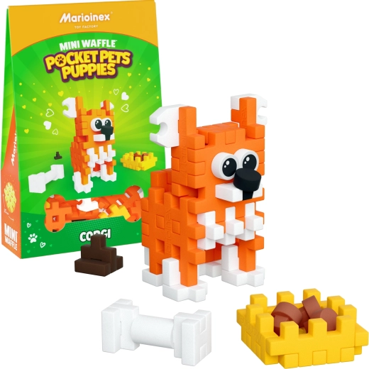 Κατασκευαστικό σετ Mini Waffle Pocket Pets – corgi
