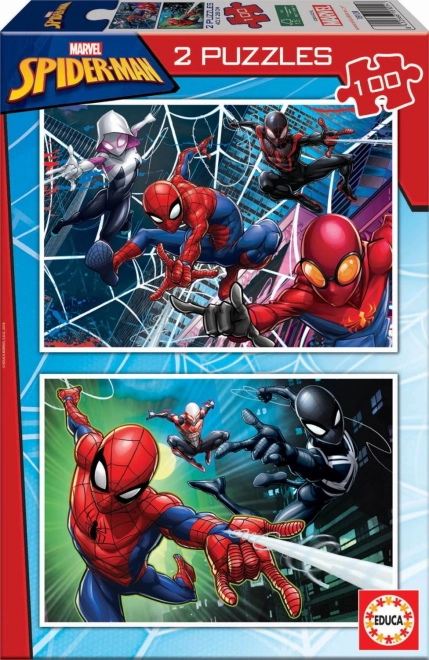EDUCA παζλ Spiderman 2x100 κομμάτια