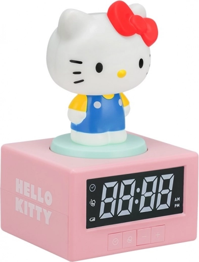Φωτιζόμενο επιτραπέζιο ξυπνητήρι Hello Kitty με προβολή