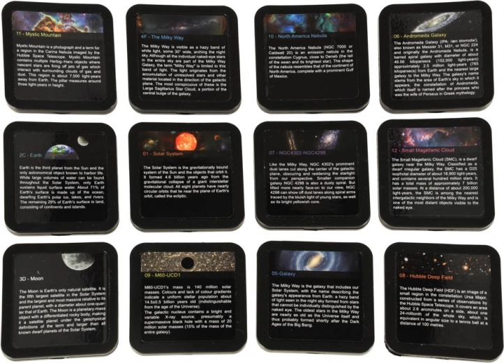 12 εναλλάξιμοι δίσκοι με το διάστημα