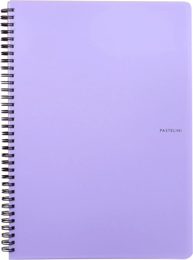 Σπιράλ μπλοκ A5 PASTELINI μωβ (παστέλ)