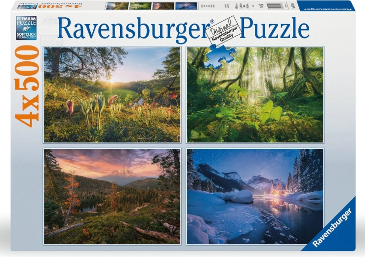 Παζλ Τέσσερις Εποχές 4×500 κομμάτια Ravensburger