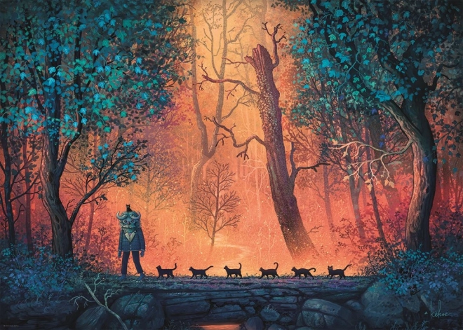Παζλ HEYE Inner Mystic: πορεία μέσα στο δάσος 1000 κομμάτια