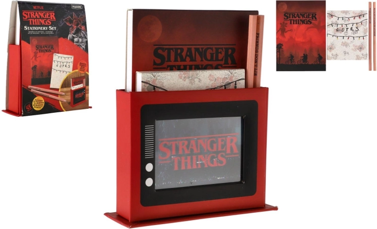 Σετ γραφής Stranger Things με βάση και μπλοκ