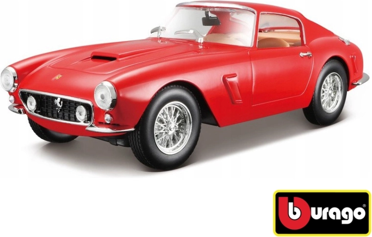 Bburago Ferrari 250 GT Berlinetta Passo Corto 1:24 κόκκινο – RACE+PLAY
