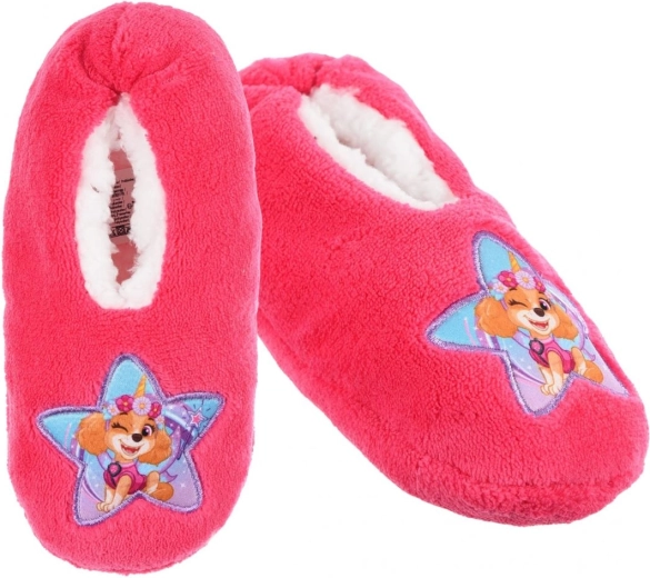 Παιδικές παντόφλες Paw Patrol σε χρώμα βατόμουρου
