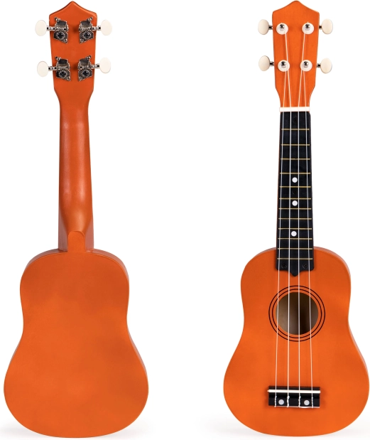 Ξύλινο ukulele για παιδιά με 4 νάιλον χορδές ECOTOYS