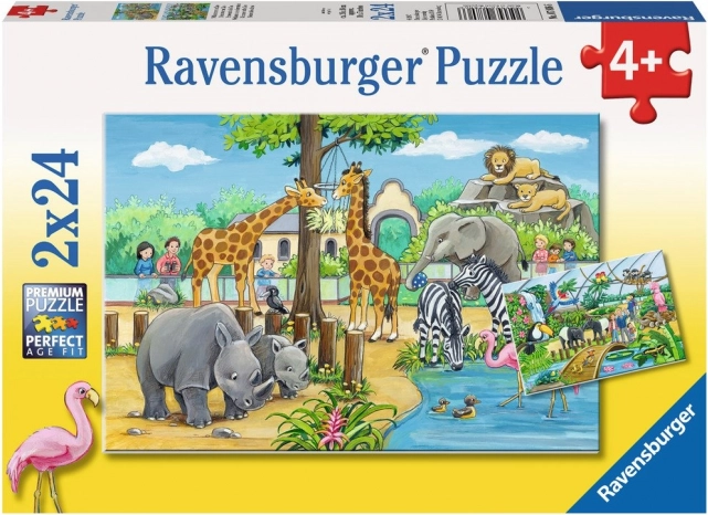 Παζλ Ravensburger Καλώς ήρθατε στον ζωολογικό κήπο 2×24 κομμάτια