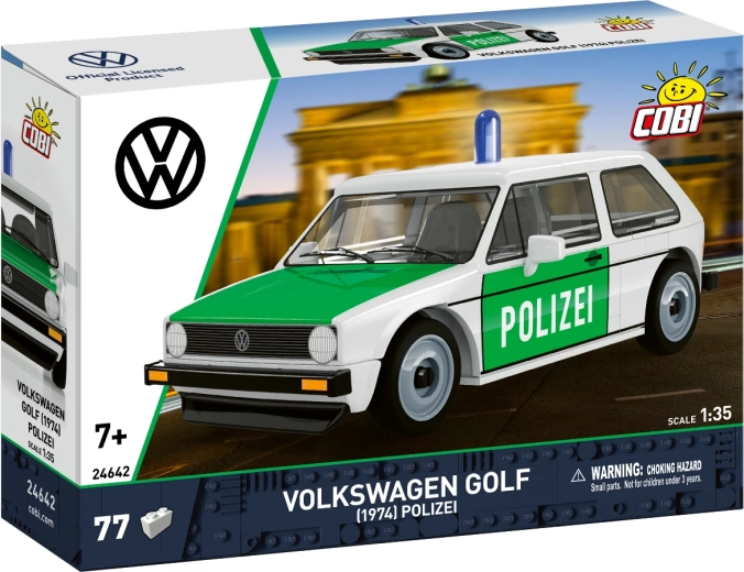 Cobi Volkswagen Golf I (1974) Polizei 1:35 - κατασκευαστικό σετ