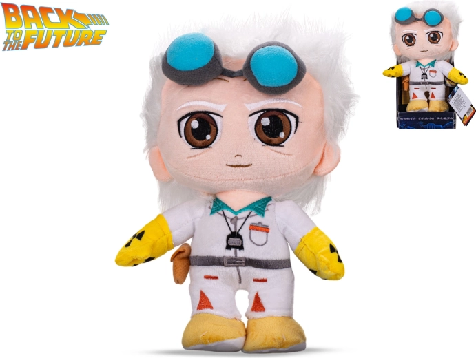 Λούτρινη φιγούρα του Dr. Emmett Brown – Επιστροφή στο Μέλλον (30 cm)