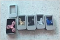 Μεταλλικό fidget spinner με φως