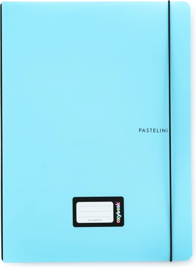 Τετράδιο A4 OXYBOOK PASTELINI, 40 φύλλα, μπλε, ανταλλάξιμο εσωτερικό