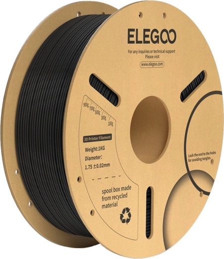 Νήμα ELEGOO PLA+ μαύρο 1,75 mm