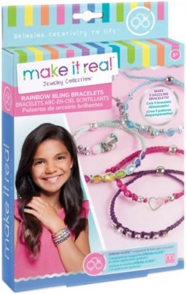 Σετ κατασκευής βραχιολιών Rainbow Bling – MAKE IT REAL