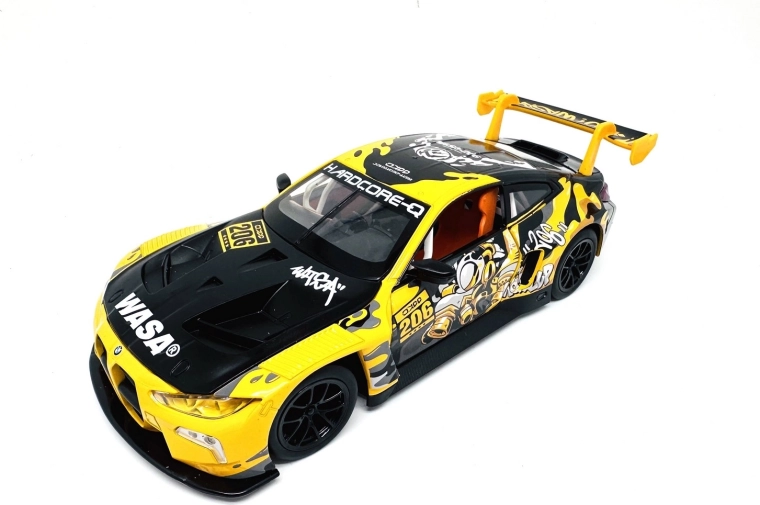 BMW M4 GT3 WASA μοντέλο αυτοκινήτου 1:24 με φως και ήχο