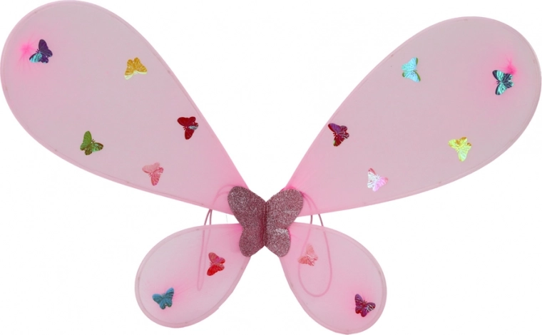 Φωτεινά φτερά με πολύχρωμες πεταλούδες