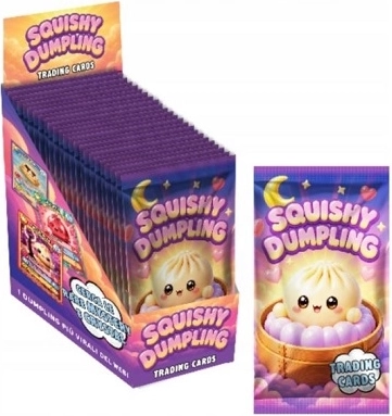 Squishy Dumlings πλαστικοποιημένες συλλεκτικές κάρτες σε σακουλάκι