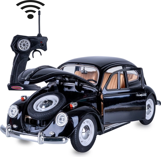 Τηλεκατευθυνόμενο μοντέλο Volkswagen Beetle 1:18 μαύρο