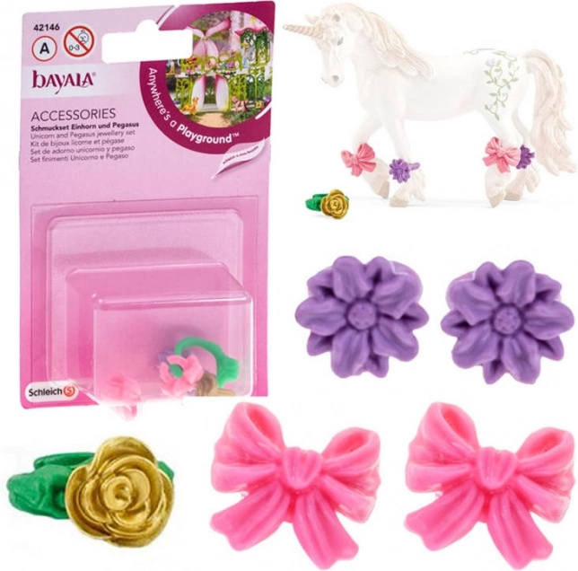 Schleich κοσμήματα για μονόκερους και Πήγασους