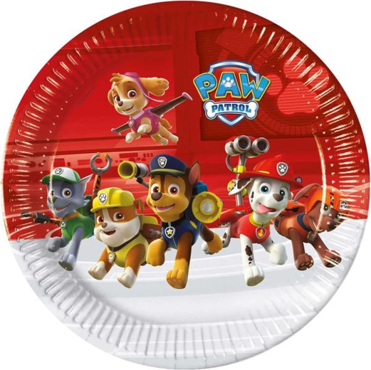 Χάρτινα πιάτα PAW PATROL 23 cm, 8 τεμ.