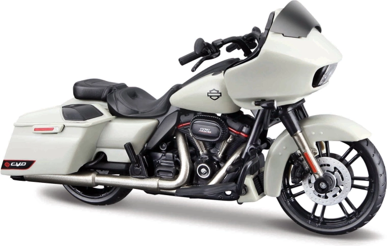 Maisto Harley-Davidson 2018 CVO Road Glide γκρι-λευκό 1:18