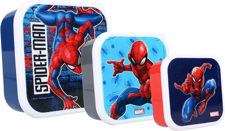 Σετ δοχείων σνακ Spider-Man (3 τεμ.)