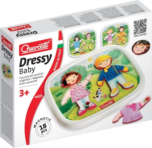 Μαγνητικό παζλ ντυσίματος QUERCETTI Dressy Baby