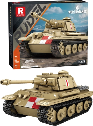 World of Tanks κατασκευαστικό σετ άρματος Pudel 969 τεμάχια