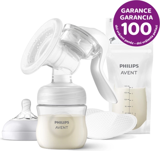 Χειροκίνητο θήλαστρο μητρικού γάλακτος Philips Avent Natural Motion