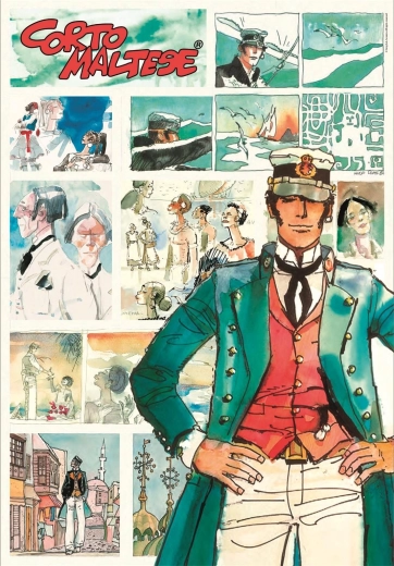 Παζλ 1000 κομματιών Corto Maltese: Ο περιπετειώδης ναυτικός
