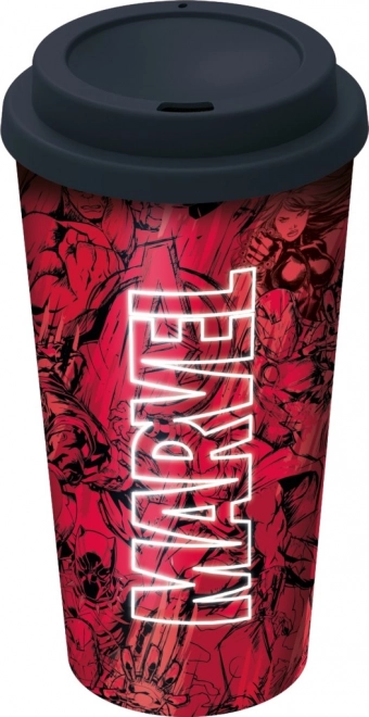 Θερμοκούπα Marvel με διακοσμητικά μοτίβα