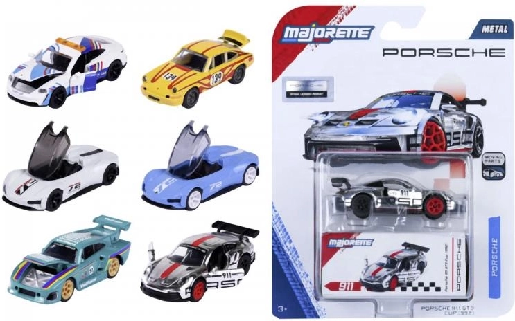 Μεταλλικό αυτοκινητάκι Porsche Motorsport Deluxe 1:64