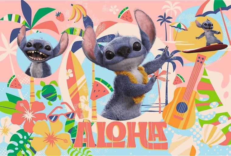 Παζλ 100 – STITCH ΚΑΙ ΦΙΛΟΙ ΣΕ ΔΡΑΣΗ από DISNEY Trefl