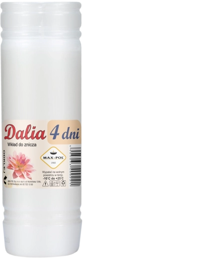 Σετ 10 παραφινικών ανταλλακτικών DALIA 18 cm, 96 ώρες