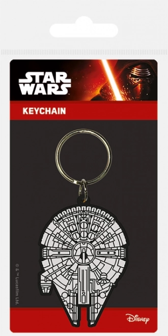 Λαστιχένιο μπρελόκ Star Wars Millennium Falcon