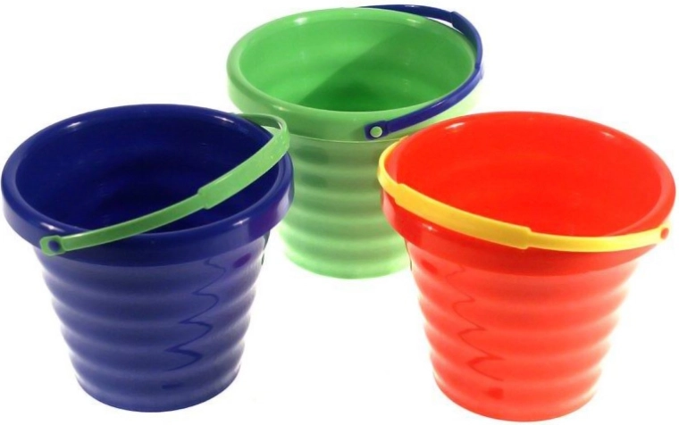 Παιδικός κουβάς για άμμο 16 cm με χερούλι 1,4 l - 1 τεμάχιο