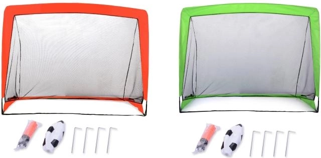 Sporto φορητή ποδοσφαιρική εστία με αξεσουάρ 120 × 90 cm