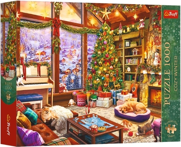 Χριστουγεννιάτικο puzzle premium plus «Świąteczny wieczór» 1000 κομματιών