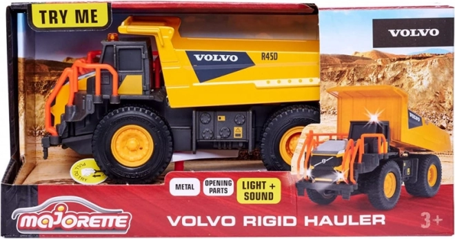 Majorette Grand κατασκευαστικό ανατρεπόμενο VOLVO R45D 20 cm με φώτα και ήχους